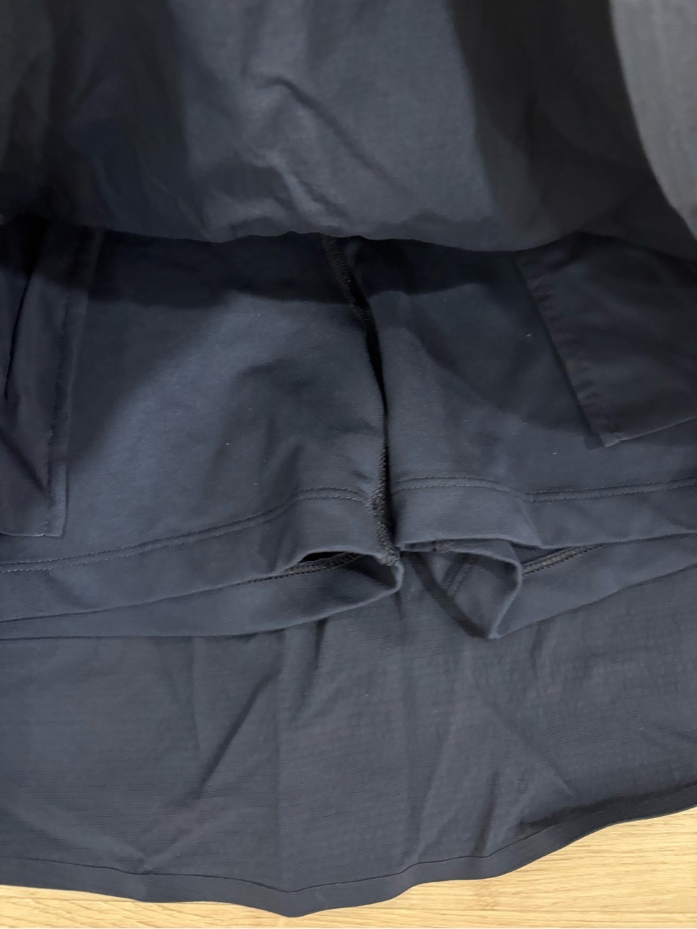 Athleta Navy Athletic Skort with Elastic Waistband - Picture 4 of 6